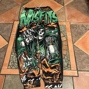 Misfits inspired 3D Halloween Lounge or Street wear pants